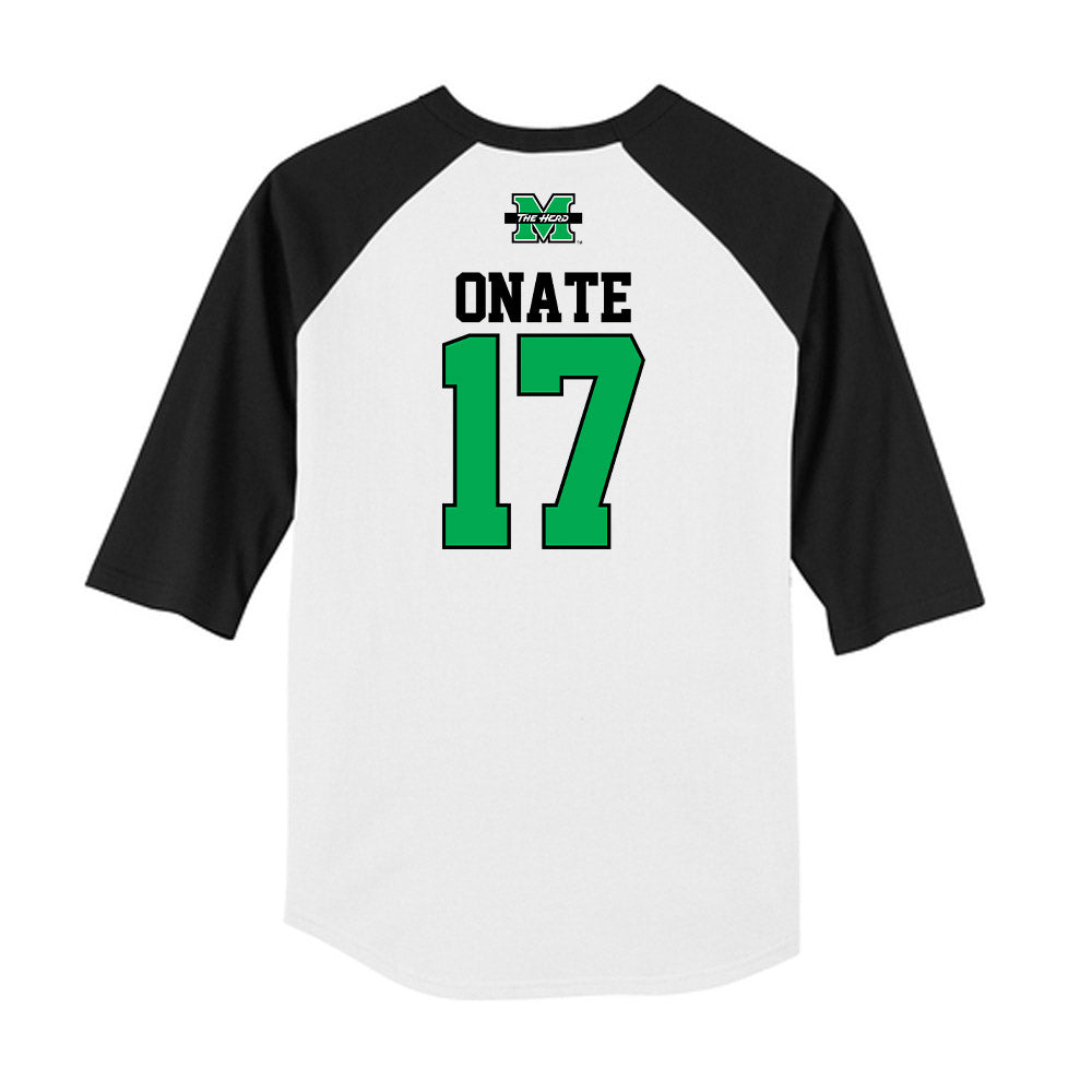 Marshall - NCAA Baseball : Mason Onate - USA Raglan Raglan Shirt-1