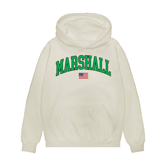 Marshall - NCAA Baseball : Hunter Richardson - USA Raglan Premium Hooded Sweatshirt-0