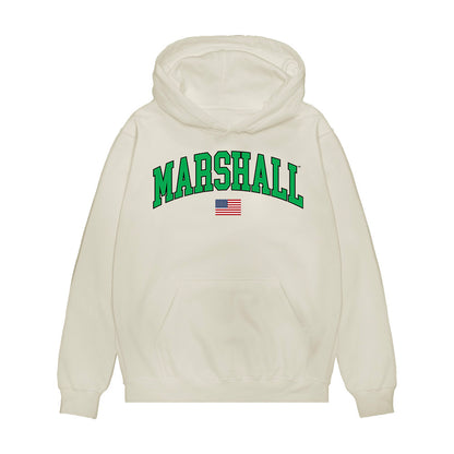 Marshall - NCAA Baseball : Mason Onate - USA Raglan Premium Hooded Sweatshirt-0
