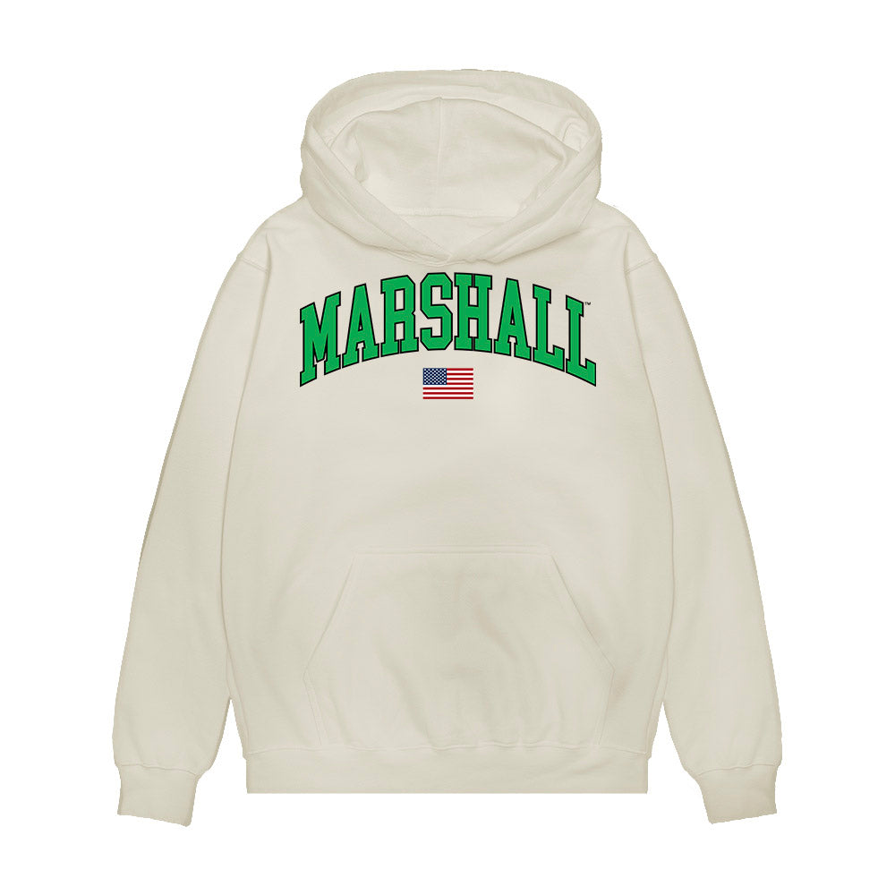Marshall - NCAA Baseball : Cooper Hinson - USA Raglan Premium Hooded Sweatshirt-0