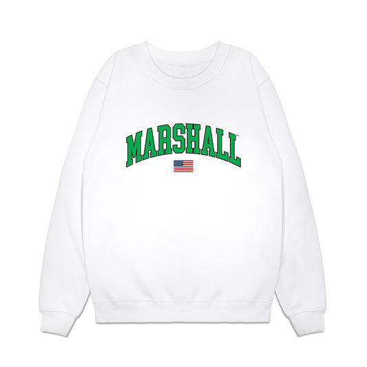 Marshall - NCAA Baseball : Clint Moak - USA Raglan Premium Crewneck Sweatshirt-0