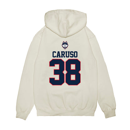 UConn - NCAA Baseball : JT Caruso - USA Raglan Premium Hooded Sweatshirt-1