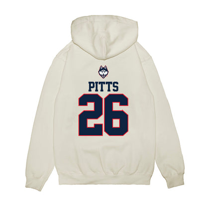 UConn - NCAA Baseball : Joe Pitts - USA Raglan Premium Hooded Sweatshirt-1