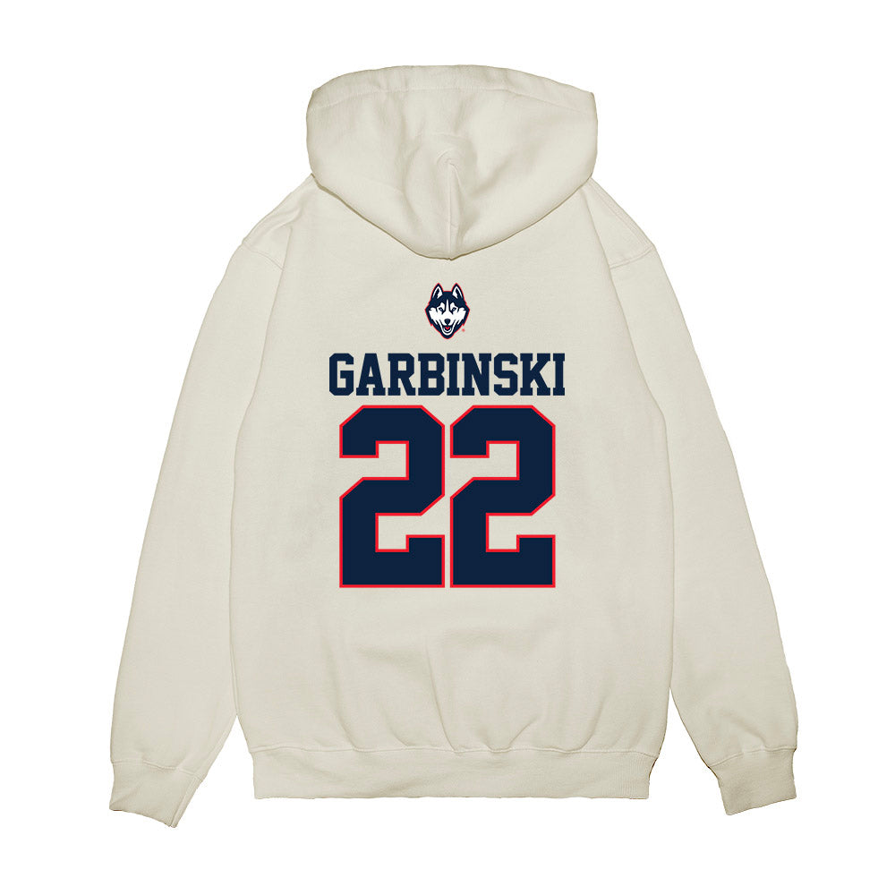 UConn - NCAA Baseball : Garret Garbinski - USA Raglan Premium Hooded Sweatshirt-1