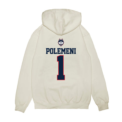 UConn - NCAA Baseball : Christopher Polemeni - USA Raglan Premium Hooded Sweatshirt-1