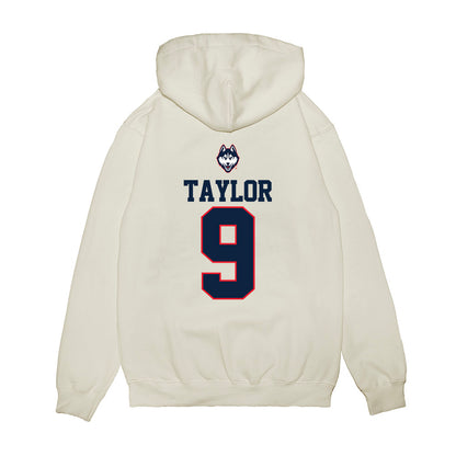 UConn - NCAA Baseball : Chase Taylor - USA Raglan Premium Hooded Sweatshirt-1