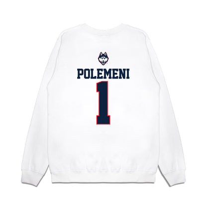 UConn - NCAA Baseball : Christopher Polemeni - USA Raglan Premium Crewneck Sweatshirt-1