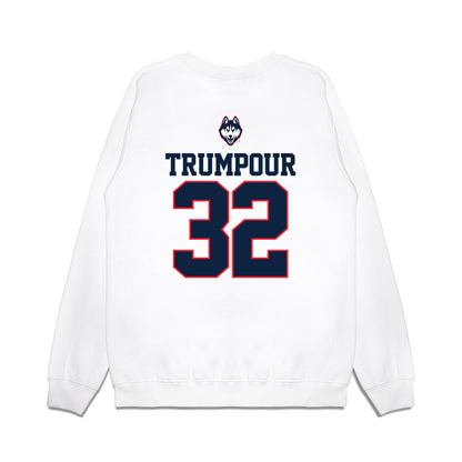 UConn - NCAA Baseball : Austin Trumpour - USA Raglan Premium Crewneck Sweatshirt-1