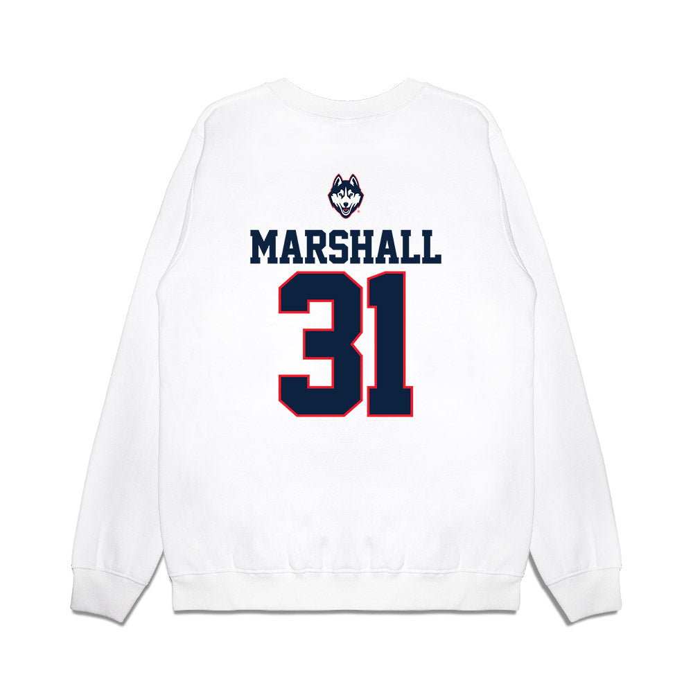 UConn - NCAA Baseball : Jackson Marshall - USA Raglan Premium Crewneck Sweatshirt-1