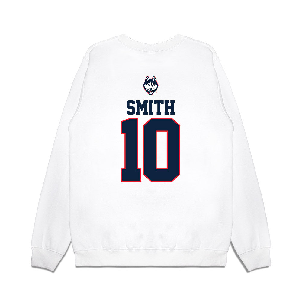 UConn - NCAA Baseball : Drew Smith - USA Raglan Premium Crewneck Sweatshirt-1