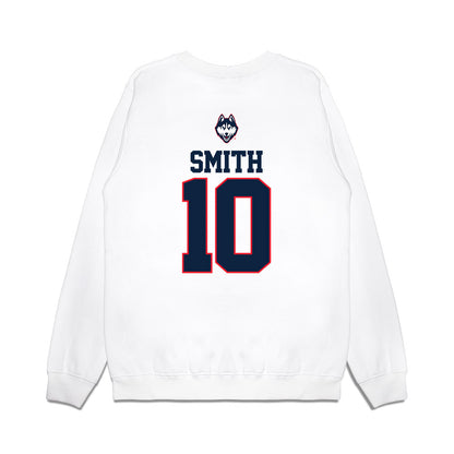 UConn - NCAA Baseball : Drew Smith - USA Raglan Premium Crewneck Sweatshirt-1