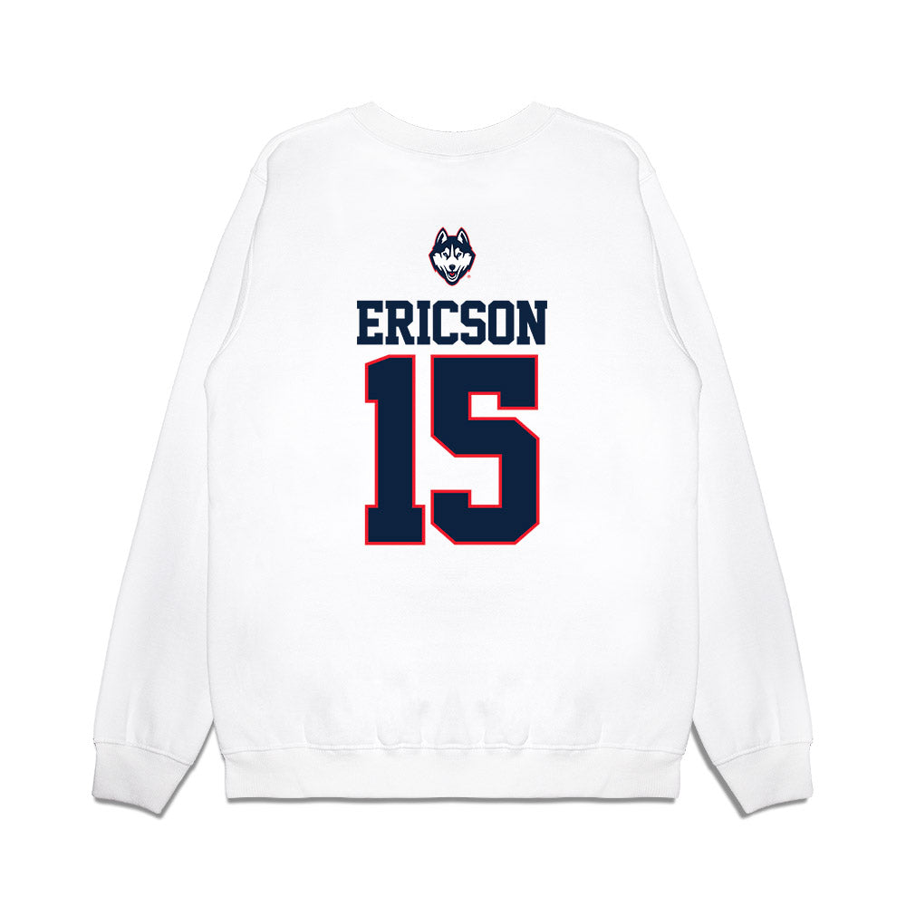 UConn - NCAA Baseball : Brady Ericson - USA Raglan Premium Crewneck Sweatshirt-1