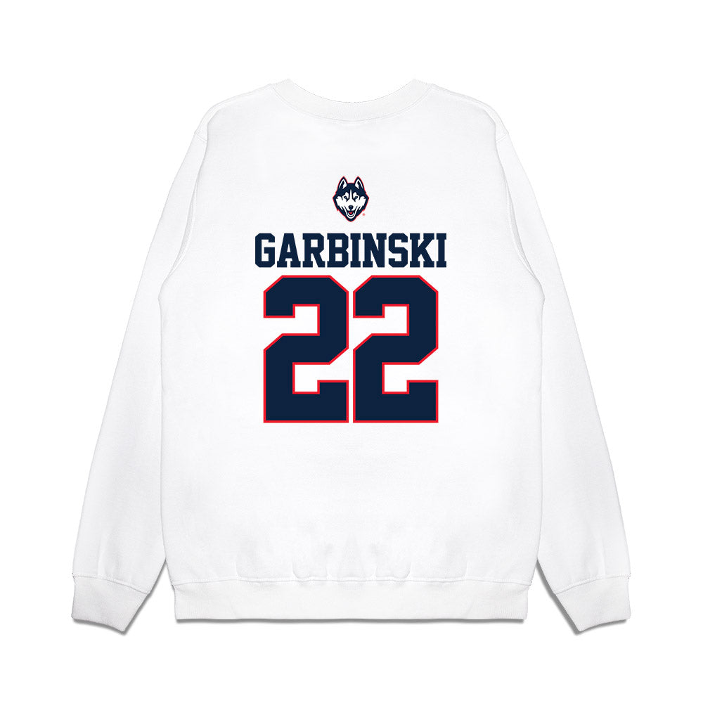 UConn - NCAA Baseball : Garret Garbinski - USA Raglan Premium Crewneck Sweatshirt-1