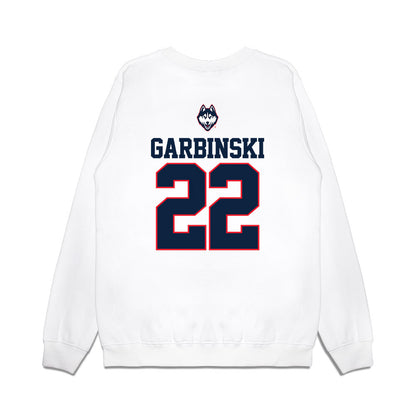 UConn - NCAA Baseball : Garret Garbinski - USA Raglan Premium Crewneck Sweatshirt-1