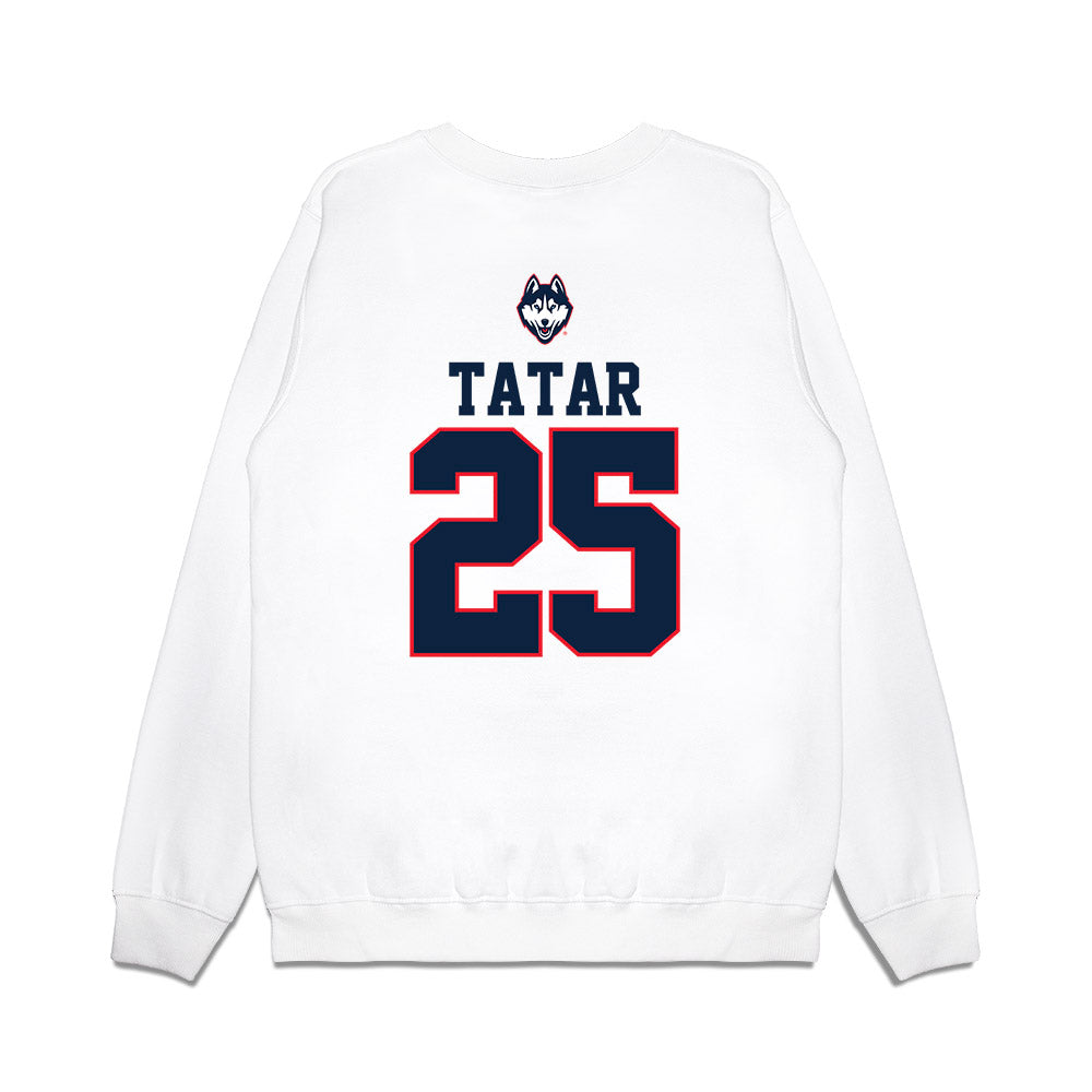 UConn - NCAA Baseball : Ryan Tatar - USA Raglan Premium Crewneck Sweatshirt-1
