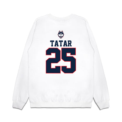 UConn - NCAA Baseball : Ryan Tatar - USA Raglan Premium Crewneck Sweatshirt-1