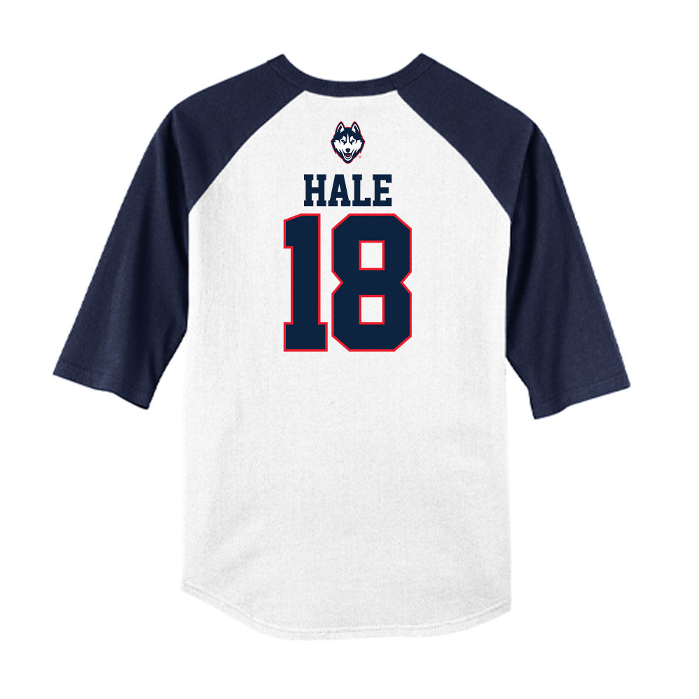 UConn - NCAA Baseball : Charlie Hale - USA Raglan Raglan Shirt-1