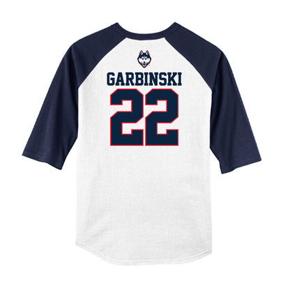 UConn - NCAA Baseball : Garret Garbinski - USA Raglan Raglan Shirt-1