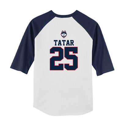 UConn - NCAA Baseball : Ryan Tatar - USA Raglan Youth Raglan T-Shirt-1
