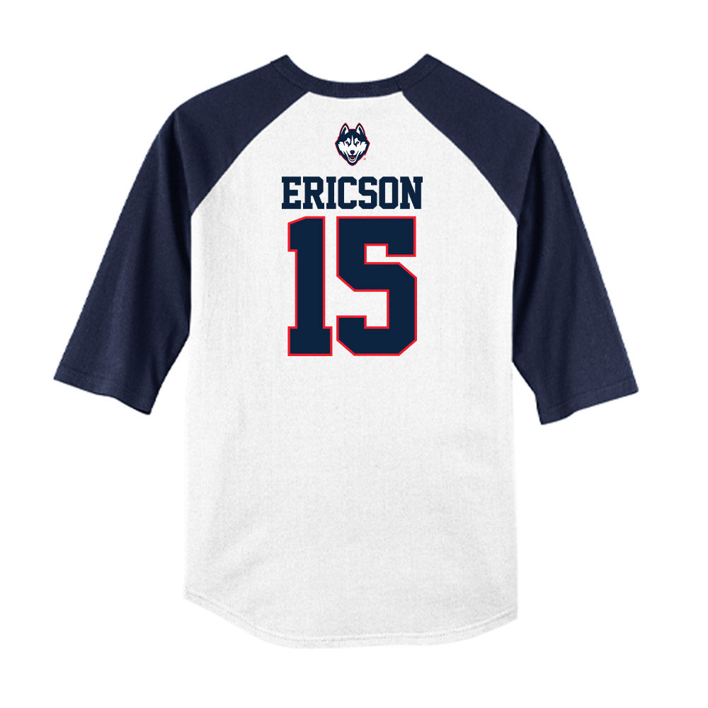 UConn - NCAA Baseball : Brady Ericson - USA Raglan Raglan Shirt-1