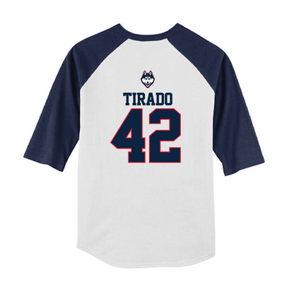 UConn - NCAA Baseball : Gabriel Tirado - USA Raglan Youth Raglan T-Shirt-1