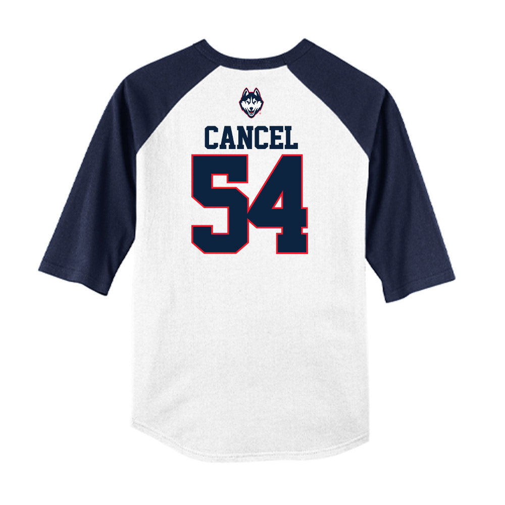 UConn - NCAA Baseball : Chris Cancel - USA Raglan Raglan Shirt-1