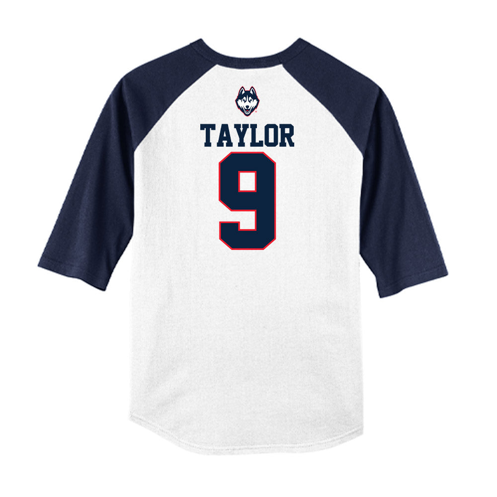 UConn - NCAA Baseball : Chase Taylor - USA Raglan Raglan Shirt-1