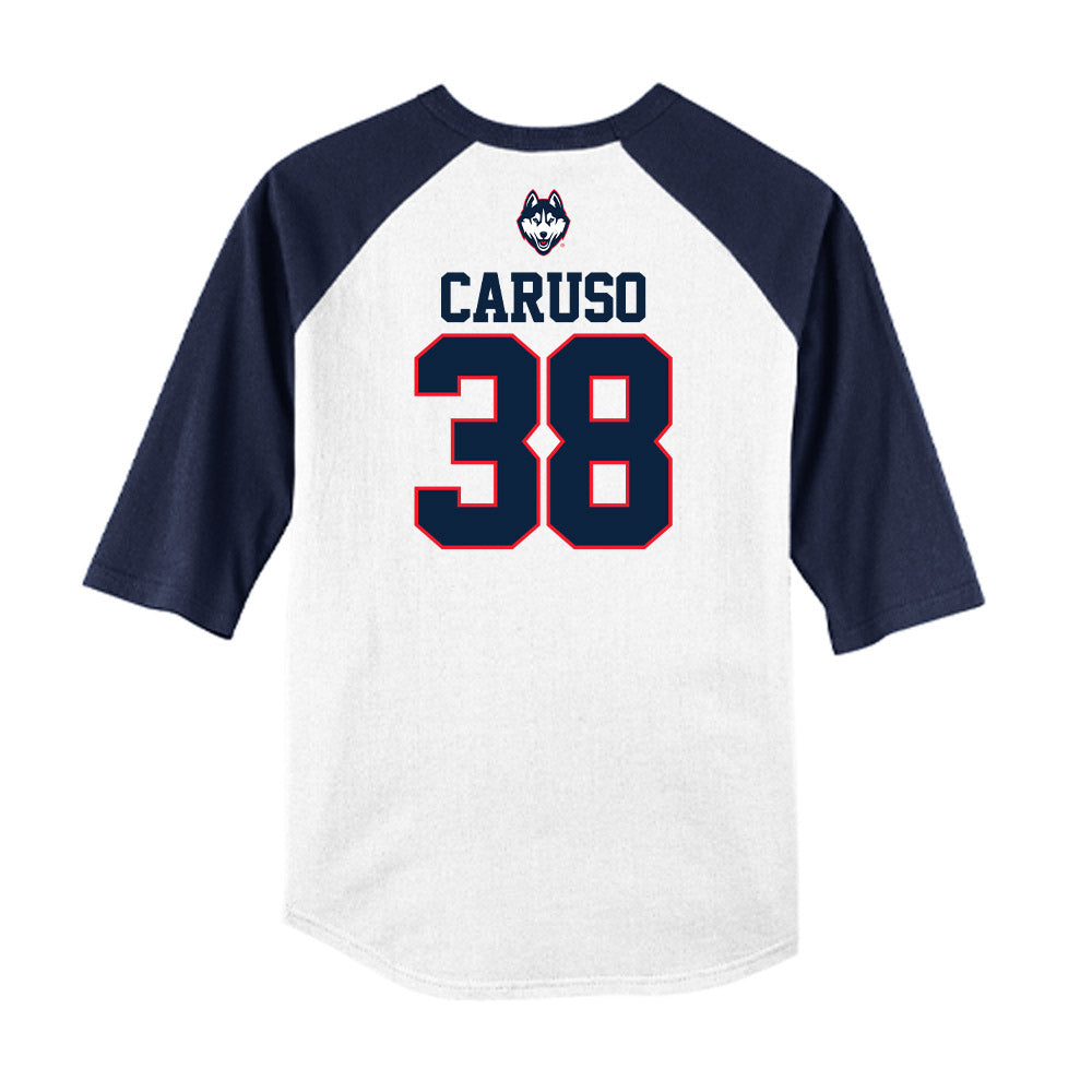 UConn - NCAA Baseball : JT Caruso - USA Raglan Raglan Shirt-1