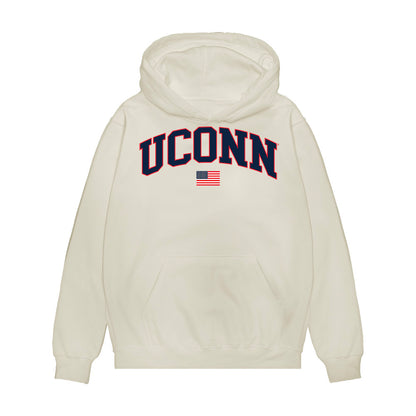 UConn - NCAA Baseball : Chris Cancel - USA Raglan Premium Hooded Sweatshirt-0