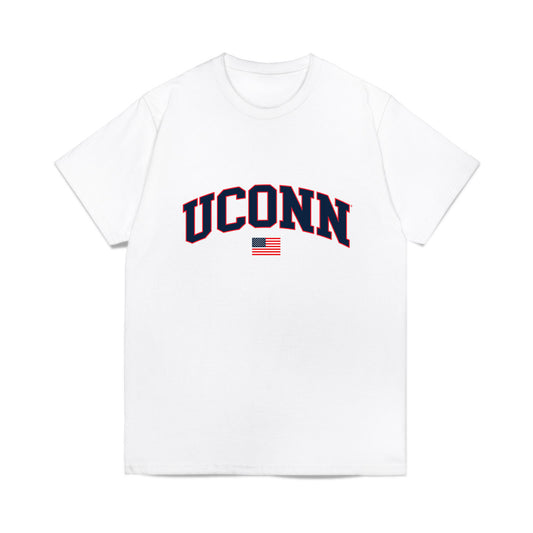UConn - NCAA Baseball : Vincent Lombardo - USA Raglan Comfort Colors T-Shirt-0
