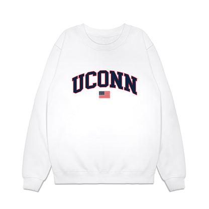 UConn - NCAA Baseball : Gabriel Tirado - USA Raglan Premium Crewneck Sweatshirt-0