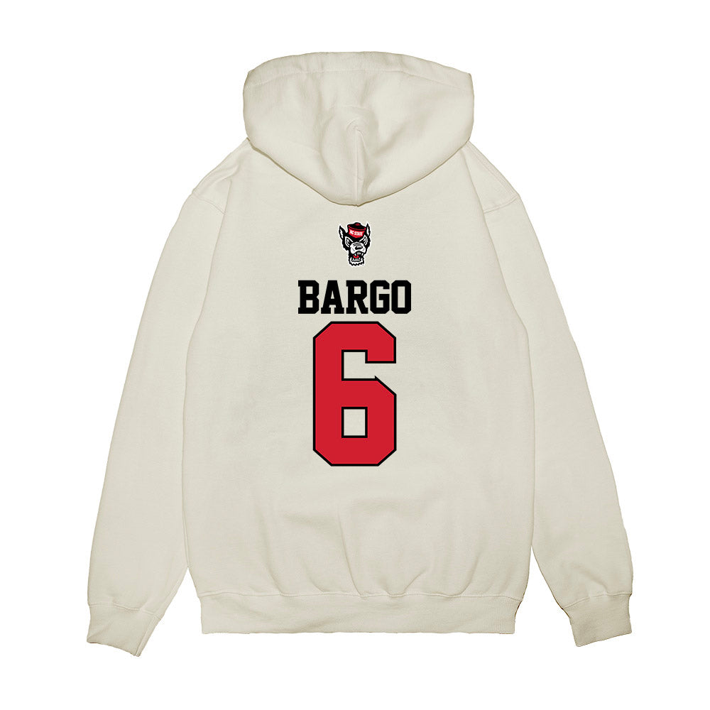 NC State - NCAA Baseball : Dalton Bargo - USA Raglan Premium Hooded Sweatshirt-1