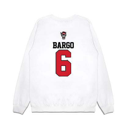 NC State - NCAA Baseball : Dalton Bargo - USA Raglan Premium Crewneck Sweatshirt-1