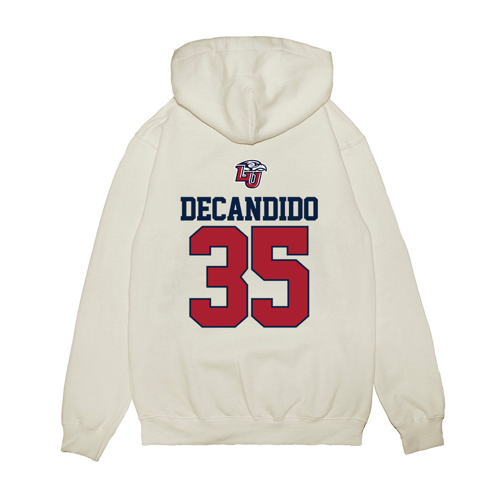 Liberty - NCAA Baseball : Riley DeCandido - USA Raglan Premium Hooded Sweatshirt-1