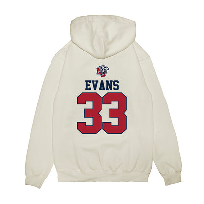 Liberty - NCAA Baseball : Jackson Evans - USA Raglan Premium Hooded Sweatshirt-1
