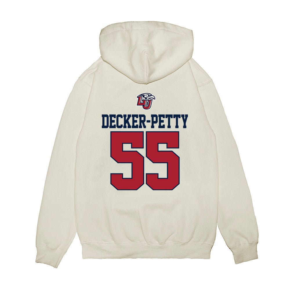 Liberty - NCAA Baseball : Aydan Decker-Petty - USA Raglan Premium Hooded Sweatshirt-1