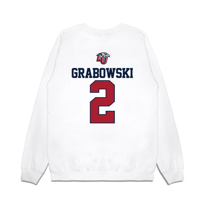 Liberty - NCAA Baseball : Dylan Grabowski - USA Raglan Premium Crewneck Sweatshirt-1