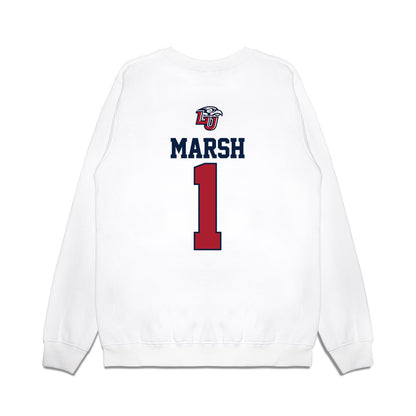 Liberty - NCAA Baseball : Tanner Marsh - USA Raglan Premium Crewneck Sweatshirt-1