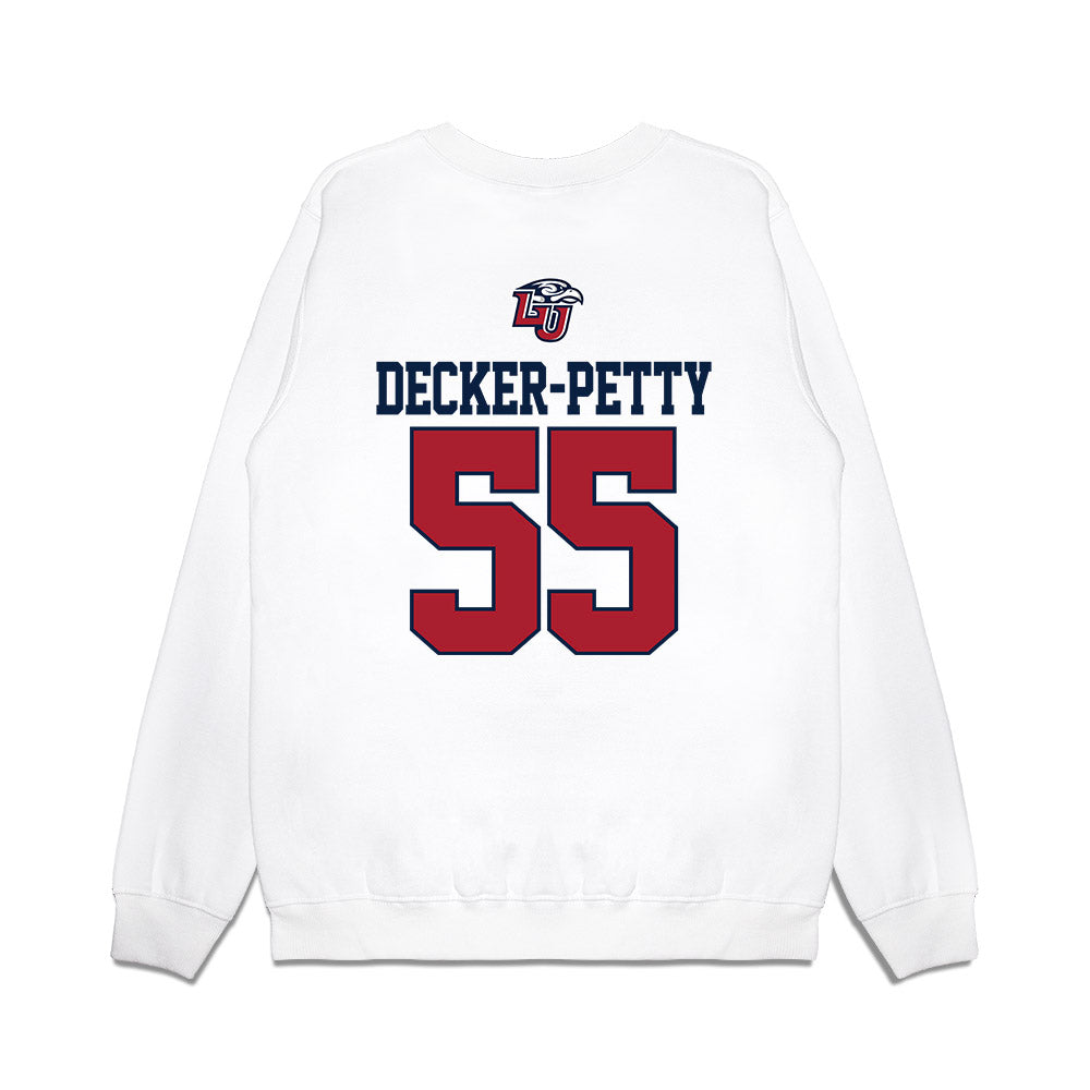 Liberty - NCAA Baseball : Aydan Decker-Petty - USA Raglan Premium Crewneck Sweatshirt-1