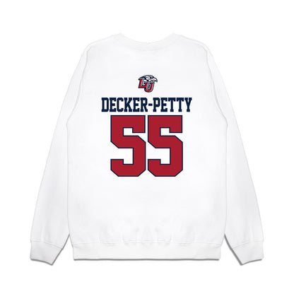 Liberty - NCAA Baseball : Aydan Decker-Petty - USA Raglan Premium Crewneck Sweatshirt-1