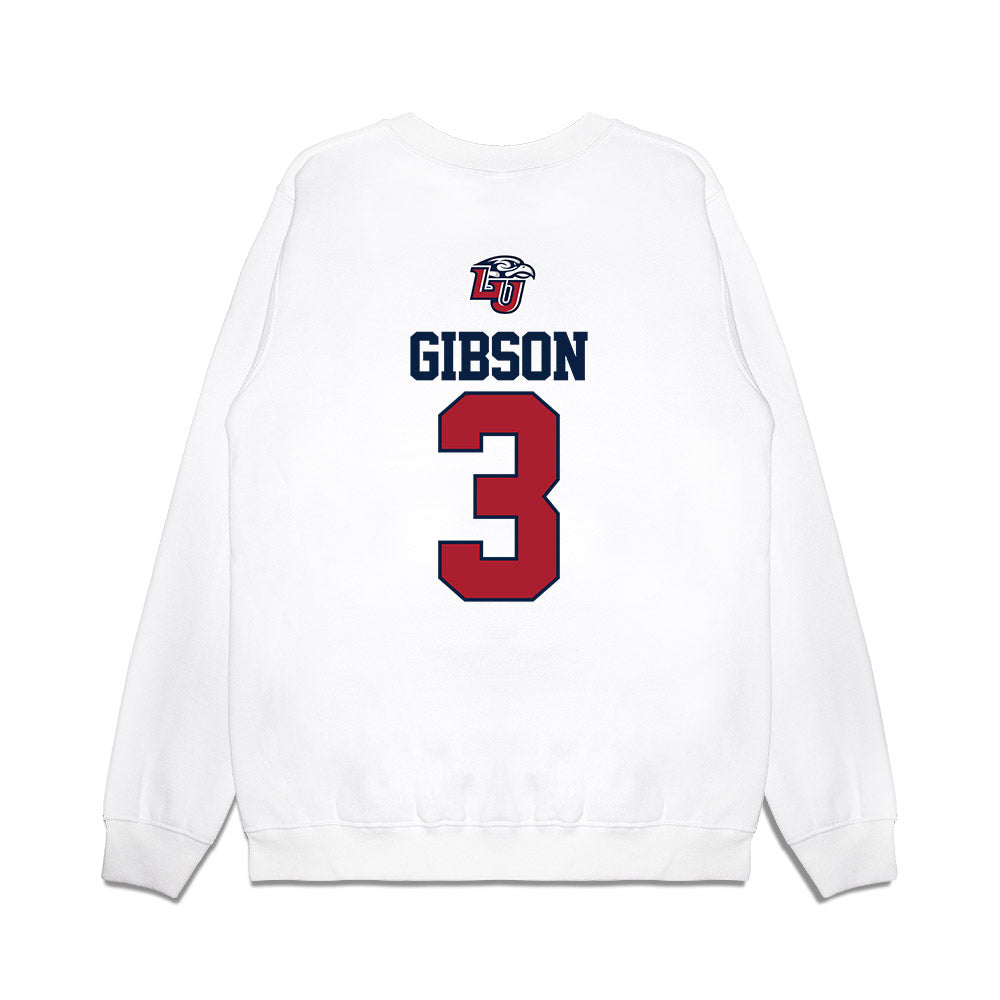 Liberty - NCAA Baseball : Riley Gibson - USA Raglan Premium Crewneck Sweatshirt-1