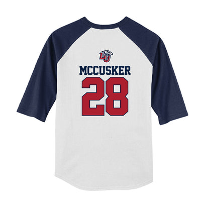 Liberty - NCAA Baseball : Joshua Mccusker - USA Raglan Youth Raglan T-Shirt-1