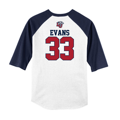 Liberty - NCAA Baseball : Jackson Evans - USA Raglan Raglan Shirt-1
