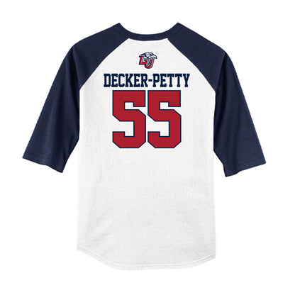 Liberty - NCAA Baseball : Aydan Decker-Petty - USA Raglan Raglan Shirt-1