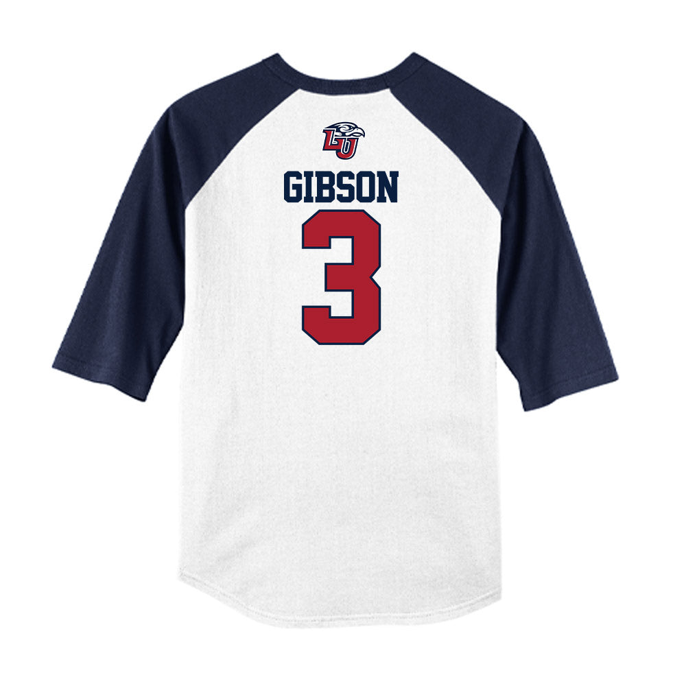 Liberty - NCAA Baseball : Riley Gibson - USA Raglan Raglan Shirt-1