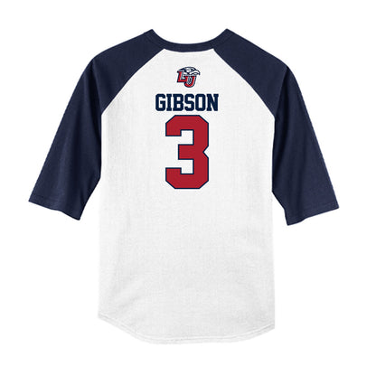 Liberty - NCAA Baseball : Riley Gibson - USA Raglan Raglan Shirt-1