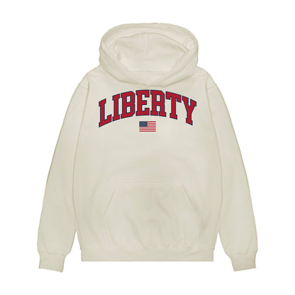 Liberty - NCAA Baseball : John Simmons - USA Raglan Premium Hooded Sweatshirt-0