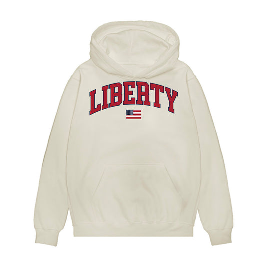 Liberty - NCAA Baseball : Jaxon Lucas - USA Raglan Premium Hooded Sweatshirt-0