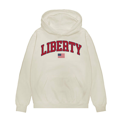 Liberty - NCAA Baseball : Tanner Marsh - USA Raglan Premium Hooded Sweatshirt-0