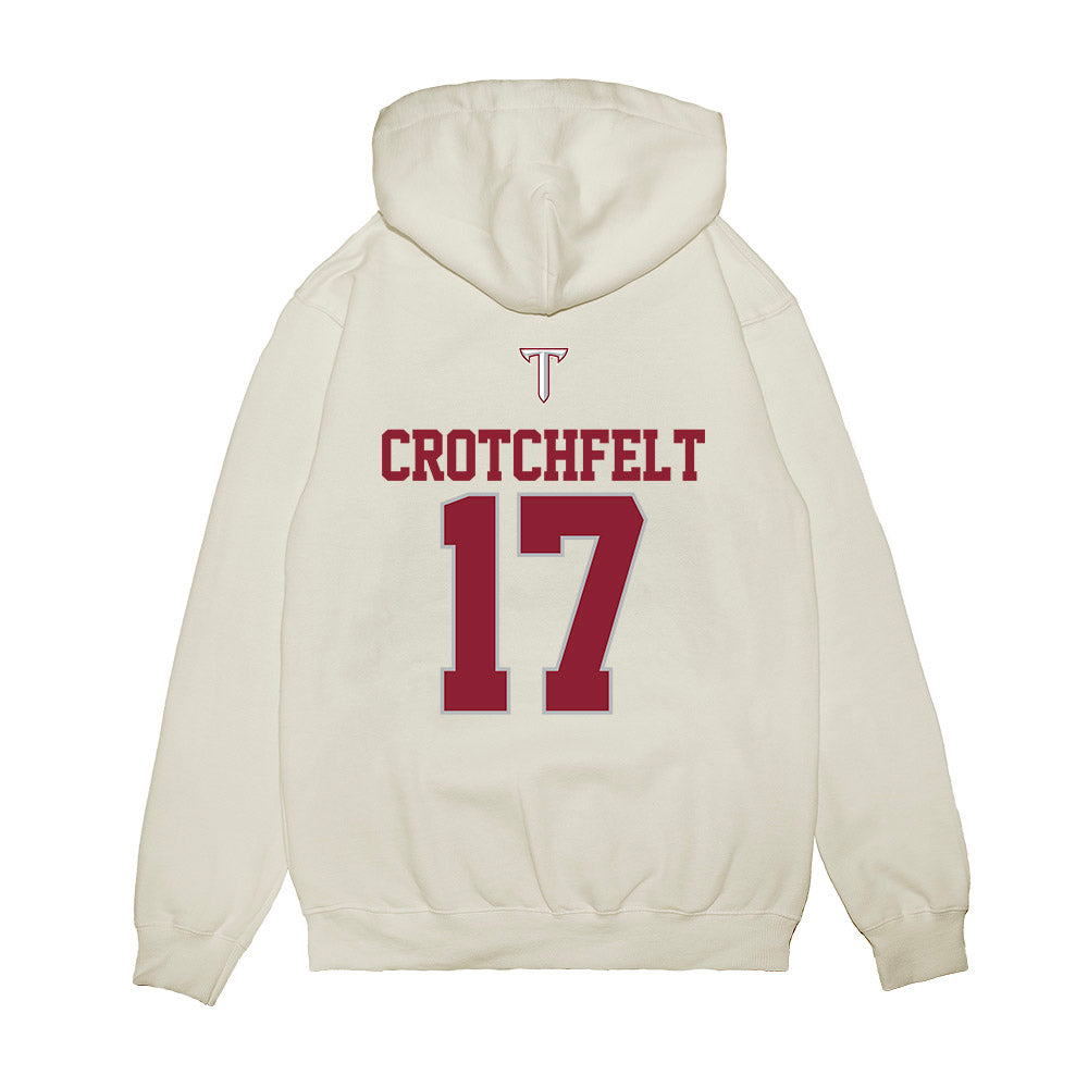 Troy - NCAA Baseball : Zach Crotchfelt - USA Raglan Premium Hooded Sweatshirt-1